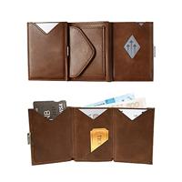 Exentri Leather Multi Wallet hazelnut Dames portemonnee - thumbnail