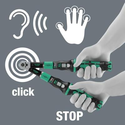 Wera Click-Torque Lock A 6 R/L 05075694001 Momentsleutel 1/4 (6.3 mm) 2.5 - 25 Nm