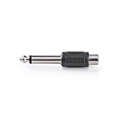 Nedis Verloopplug 6,35 mm male jack naar female RCA Nedis Verloopplug 6,35 mm male jack naar female RCA