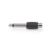 Nedis Verloopplug 6,35 mm male jack naar female RCA - thumbnail