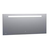 Brauer Quartz Spiegel - Rechthoekig - 160 cm - met Directe LED-Verlichting - Dimbaar - met Touchbediening - met Klok - thumbnail