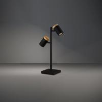 Stars of Light Zwarte bureaulampCartagena met 2 lichtbronnen - 390069 - thumbnail