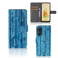 OPPO Reno8 T 4G | Book Style Case | Wood Blue - thumbnail