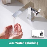 Hansgrohe Tecturis E ééngreeps wastafelkraan 110 Fine CoolStart met PopUp trekwaste, chroom - thumbnail