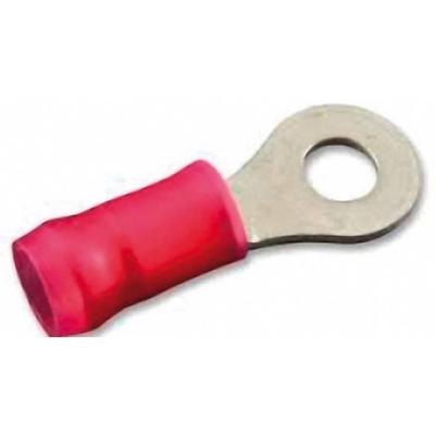 TE Connectivity 36153 Ringkabelschoen Dwarsdoorsnede (max.): 1.605 mm² Schachtdiameter: 5 mm Deels geïsoleerd Rood 1 stuk(s)