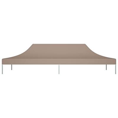 VidaXL Partytentdak 270 g/m² 6x3 m taupe