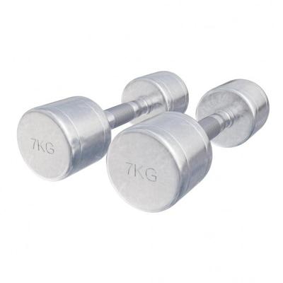 Dumbellset 14 kg (2 x 7 kg) Chroom Dumbellset 14 kg (2 x 7 kg) Chroom