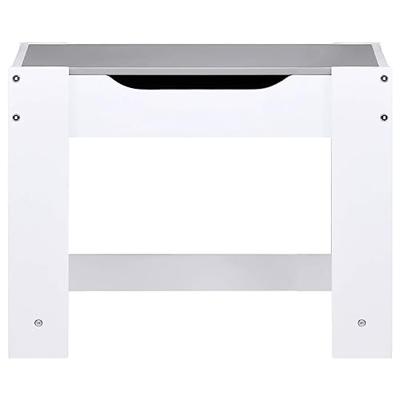 Kindertafel met 2 stoelen MDF wit