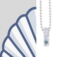 Doucherolgordijn met cassette 110x240 cm stofbreedte 106 cm - thumbnail