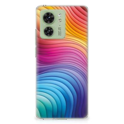 TPU Hoesje voor Motorola Edge 40 Regenboog TPU Hoesje voor Motorola Edge 40 Regenboog