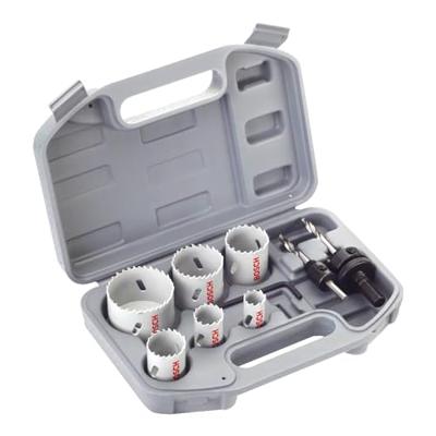 Borenkroonset BOSCH Bimetal HSS 9 Onderdelen
