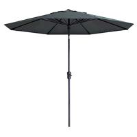 Madison parasol paros ll 300cm grey - thumbnail