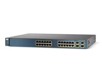 Cisco Katalysator 3560G-24TS - Schakelaar - 24 poorten - EN, Fast EN, Gigabit EN - 10Base-T, 100Base-TX, 1000Base-T + 4 x SFP (leeg) - 1 U extern - thumbnail