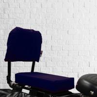 Fietskussen Pakket Paars met rugleuning en voetsteuntjes - thumbnail