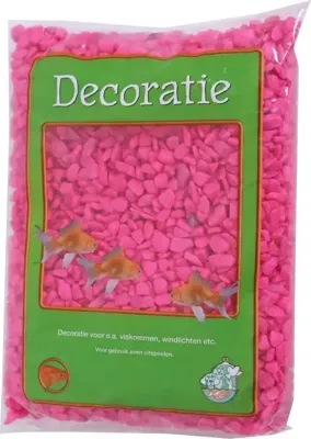Neon quartz roze zak a 1 kg - Gebr de boon