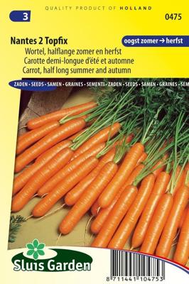 Wortel zaden Nantes 2 Topfix