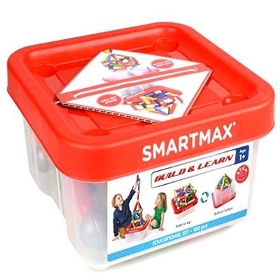 Smart Games Smart max - build en learn box met 100 onderdelen - thumbnail