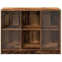 Dressoir 102x37x75,5 cm bewerkt hout oud houtkleurig - thumbnail