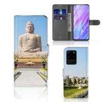 Samsung Galaxy S20 Ultra | Flip Cover | Boeddha | Portemonnee hoesje - thumbnail
