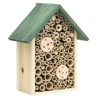VidaXL Insectenhotels 2 st 23x14x29 cm massief vurenhout - thumbnail