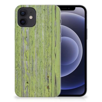 iPhone 12 | 12 Pro (6.1") | Bumper Hoesje | Green Wood iPhone 12 | 12 Pro (6.1") | Bumper Hoesje | Green Wood