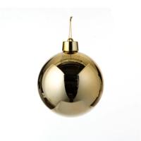 House of Seasons Kerstbal Kunststof Goud D20cm - thumbnail