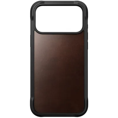 Nomad Horween Rugged lederen hoesje iPhone 17 Pro Max - Brown