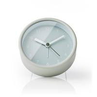 Nedis CLDK006GR Analoge Bureauklok Met Wekker Groen - thumbnail