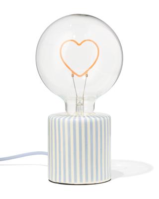 HEMA Tafellamp 12.5x12.5x23cm led hart