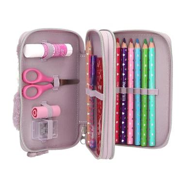 Princess Mimi 2-vaks etui pinguin