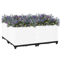 VidaXL Plantenbak verhoogd 80x80x38 cm polypropyleen - thumbnail