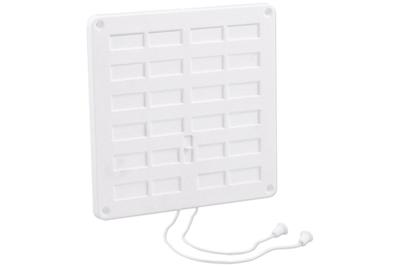 Nedco ventilatierooster afsluitbaar 20x20cm wit Nedco ventilatierooster afsluitbaar 20x20cm wit