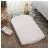 Aankleedkussenhoes - CANDIDE - Badstof - 50 x 75 cm - Wit - thumbnail