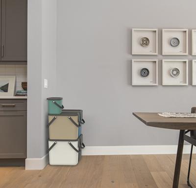 Rotho ALBULA Afvalscheider 38.8x35.5x33.9 cm 40L Horizon Blauw Rotho ALBULA Afvalscheider 38.8x35.5x33.9 cm 40L Horizon Blauw