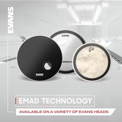Evans BD18EMAD2 EMAD2 Clear 18 inch bassdrumvel - thumbnail