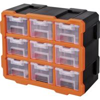 Alutec Assortimentskoffer-set (l x b x h) 38 x 17 x 32 mm Variabele onderverdeling Inhoud 9 onderdelen - thumbnail