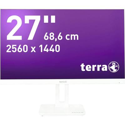 Terra 2465W Pivot Monitor wit 24 inch White Monitor Pivot USB-C HDMI DisplayPort