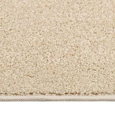 VidaXL Vloerkleed kortpolig 80x150 cm beige