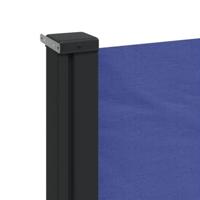 Windscherm uittrekbaar 140x600 cm blauw - thumbnail