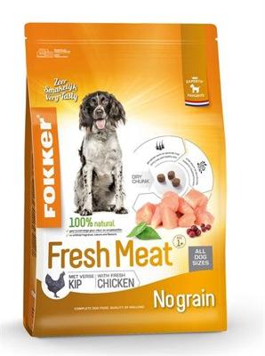 Fokker Fresh Meat No Grain hondenvoer 13 kg Fokker Fresh Meat No Grain hondenvoer 13 kg