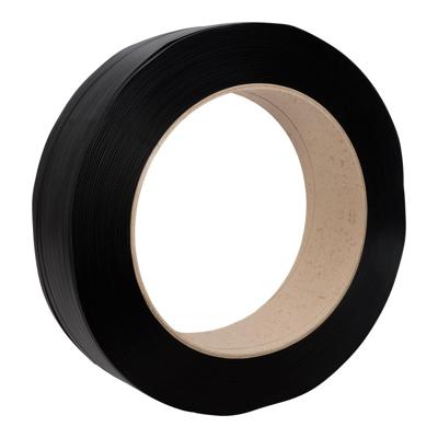Pp band 12 mm x 073 mm 2000 meter zwart (rolkern 406 mm) Pp band 12 mm x 073 mm 2000 meter zwart (rolkern 406 mm)