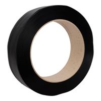 Pp band 12 mm x 073 mm 2000 meter zwart (rolkern 406 mm) - thumbnail