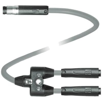 Pepperl+Fuchs 70124923 Sensor/actuator verdeler en adapter Aantal polen (sensoren): 3, 3 0.3 m 1 stuk(s)