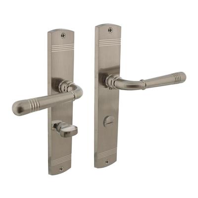 Deurkruk 1705 Emily op langschild WC63/8mm nikkel mat