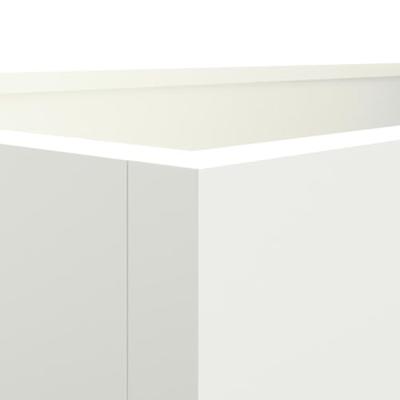 VidaXL Plantenbak 62x40x39 cm staal wit VidaXL Plantenbak 62x40x39 cm staal wit