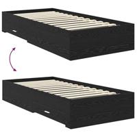 Bedframe met lade met hoofdeinde met opslag Bewerkt hout - thumbnail