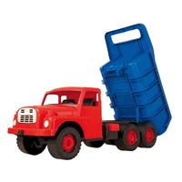 DinoToys Tatra stevige zand auto rood-blauw 70 cm - thumbnail