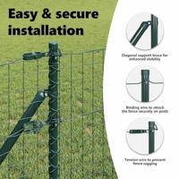 VidaXL Afrasteringspaal 26 pcs groen 3,2 x 3,2 x 100 cm - thumbnail