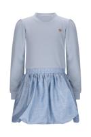 Le Chic winter jurk meisjes - blauw - Salloon - gebreid, glitter - thumbnail