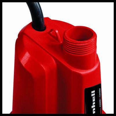 Einhell Power X-Change GE-SP 18 Li - Solo 4181500 Dompelpomp voor schoon water 5000 l/h 8 m Einhell Power X-Change GE-SP 18 Li - Solo 4181500 Dompelpomp voor schoon water 5000 l/h 8 m